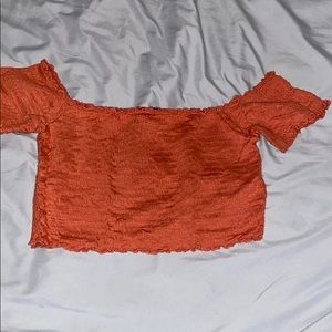 forever 21 // off the shoulder crop top